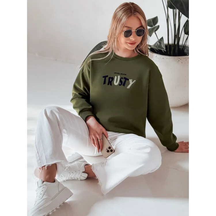 Naiste khaki värvi kampsun Trusty BY1409