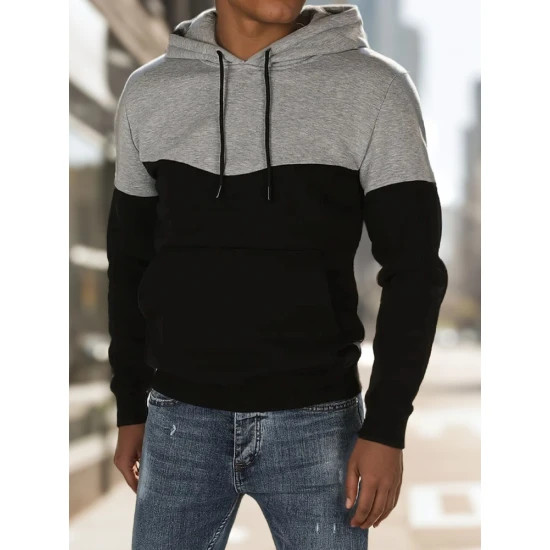 Vyriškas šviesiai pilkas džemperis Race BX5875