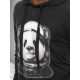 Vyriškas juodas džemperis Panda BX5130