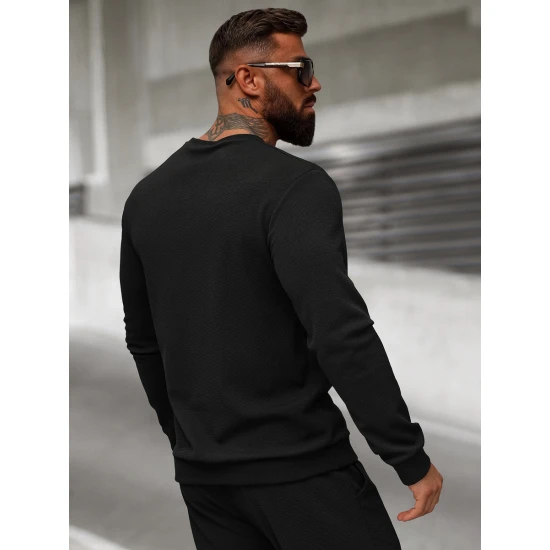 Vyriškas juodas džemperis Icon O/D7394Z