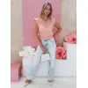 Moteriška rožinė palaidinė SELFINA MY2438