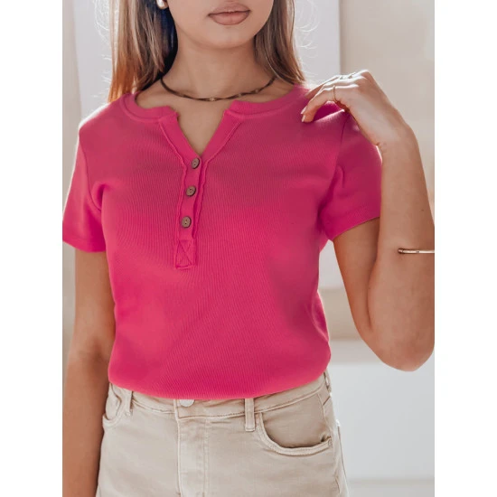 Moteriška rožinės spalvos palaidinė Kiss Look RY2832