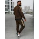 Vyriškas rudas sportinio kostiumo komplektas Design Sportiniai kostiumai