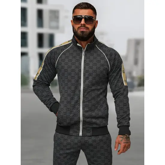 Vyriškas juodas sportinio kostiumo komplektas Design O/FF5110AB