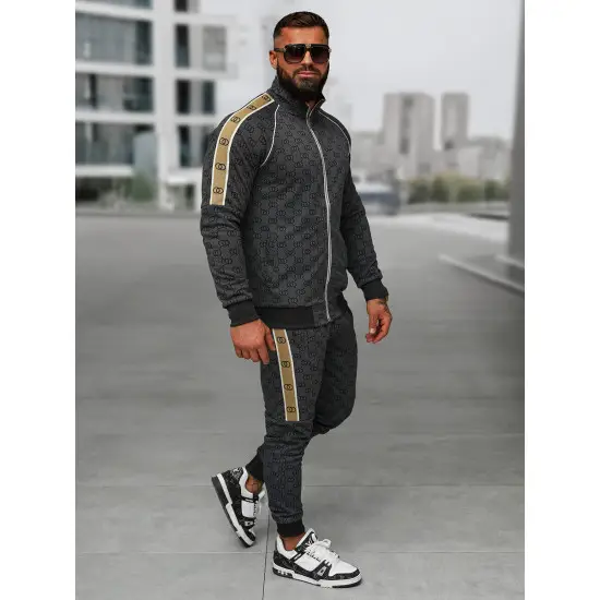 Vyriškas juodas sportinio kostiumo komplektas Design O/FF5110AB