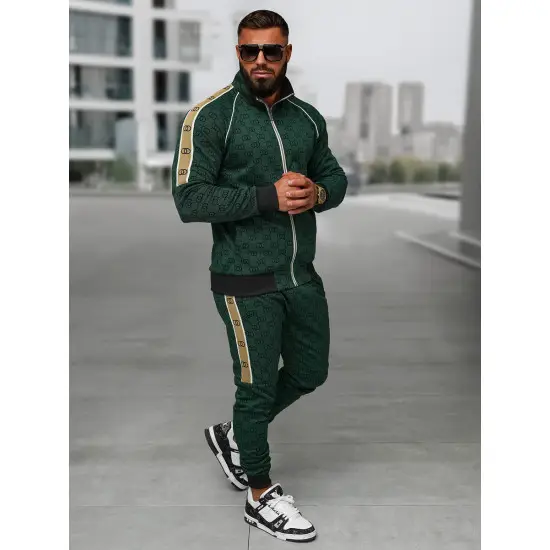 Vyriškas žalias sportinio kostiumo komplektas Design O/FF5110AB
