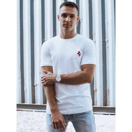 Vyriški baltos spalvos marškinėliai Marly RX5564