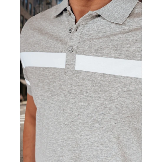 Vyriški pilki polo marškinėliai Lima PX0629