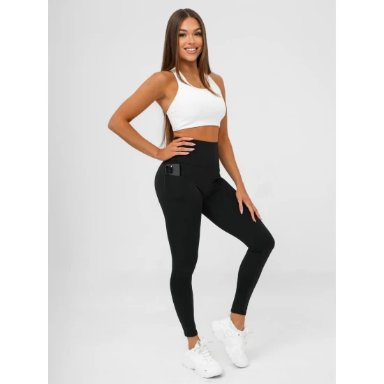Moteriškos juodos kelnės Active JS/13K1809/3
