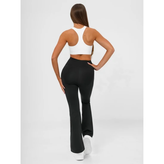 Moteriškos sportinės juodos platėjančios kelnės Active JS/13K1810/3