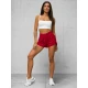 Moteriški sportiniai raudoni šortai Boni JS/XY24015S