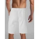 Vyriški baltos spalvos šortai Akel TMK/DC809/2