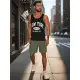 Vyriški chaki spalvos šortai Arts SX2510