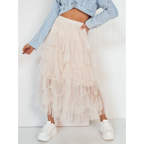 Moteriškas rusvos spalvos tiulio sijonas Milani CY0429