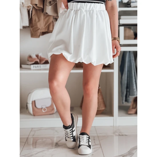 Moteriškas baltas sijonas Puffella CY0501