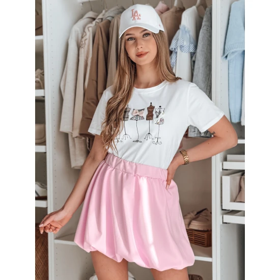 Moteriškas rožinis sijonas Puffella CY0504