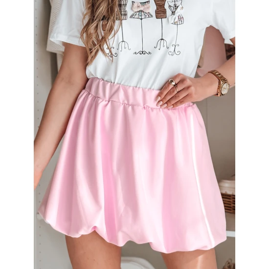 Moteriškas rožinis sijonas Puffella CY0504