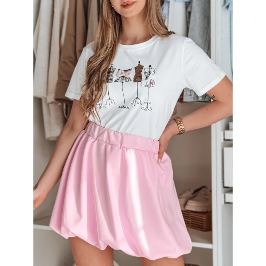 Moteriškas rožinis sijonas Puffella CY0504