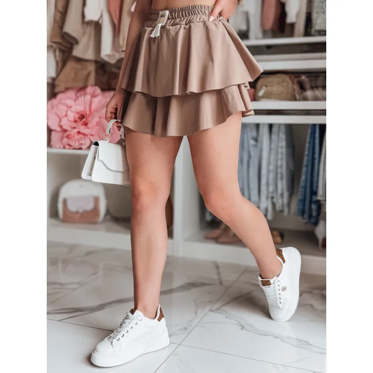 Naisten ruskea minihame Falbela CY0498
