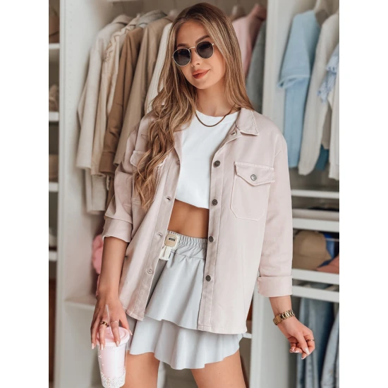 Moteriškas šviesiai pilkas mini sijonas Falbela CY0496