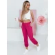 Moteriškos tamsiai rožinės sportinės kelnės STIVEL UY2720