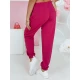 Moteriškos tamsiai rožinės sportinės kelnės STIVEL UY2720