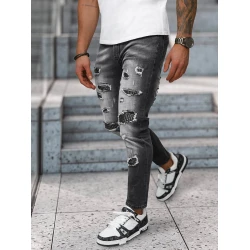 Vyriški juodi džinsai Monte