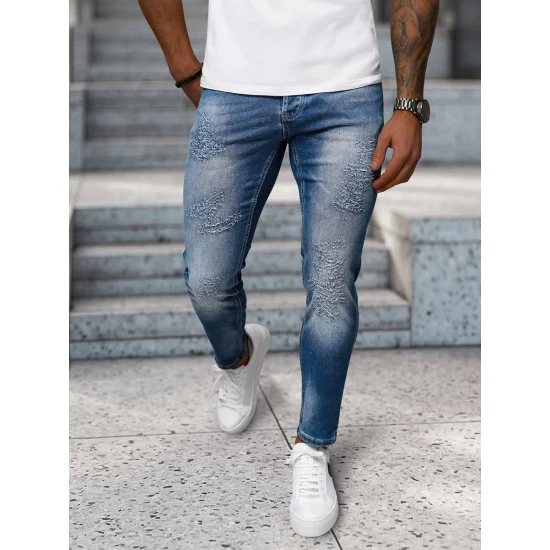 Vyriški mėlyni džinsai Monter