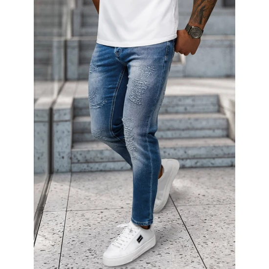 Vyriški mėlyni džinsai Monter