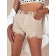 Moteriški rusvi džinsiniai šortai Sunylook Šortai moterims