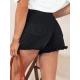 Moteriški juodi džinsiniai šortai Sunylook Šortai moterims