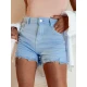Moteriški šviesiai mėlyni džinsiniai šortai Sunylook Šortai moterims