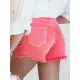 Moteriški rožiniai džinsiainai šortai Sunylook SY0362