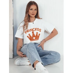 Moteriški balti marškinėliai Princess
