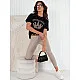 Women's black shirt Princess RY2389