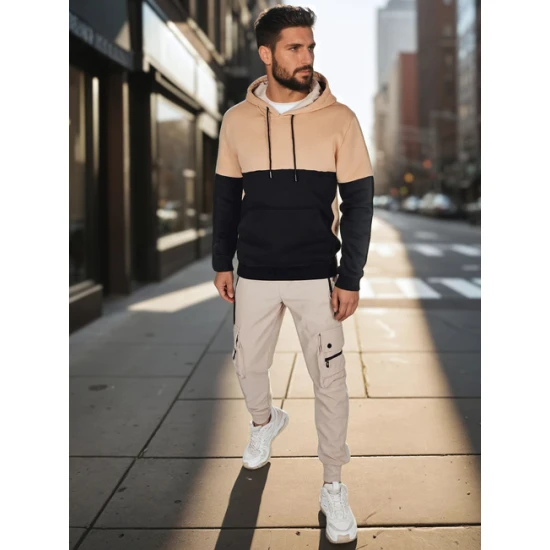 Vyriškas rusvas džemperis Race BX5878