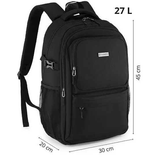 Kelioninė juoda kuprinė lėktuvui Wanderlust ZG940