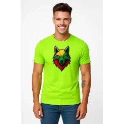 Vyriški žali noeniniai marškinėliai Vilkas