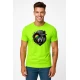 Vyriški žali neoniniai marškinėliai Vilkas pilkas PK4031