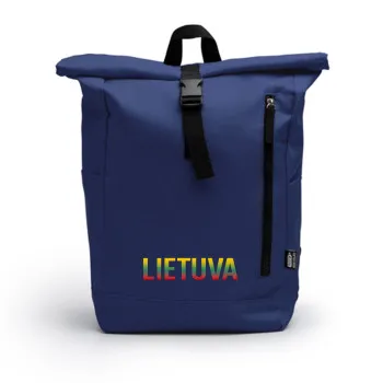 Tamsiai mėlyna kuprinė Trispalvė Lietuva