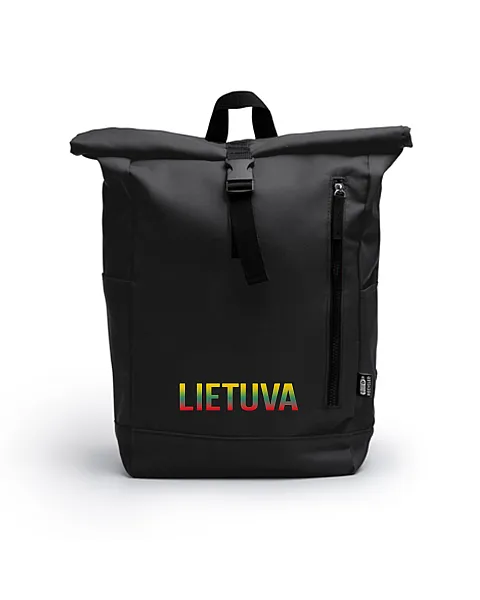 Juoda kuprinė Trispalvė Lietuva