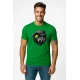 Vyriški žali marškinėliai Vilkas pilkas PK4031