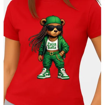 Czerwona koszulka damska Bear