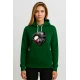 Moteriškas žalias džemperis Lenkija vilkas PK4035