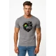 Vyriški pilki marškinėliai Vilkas pilkas PK4031
