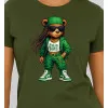 T-shirt damski khaki Bear PK4023