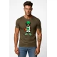 Vyriški chaki marškinėliai Meškinas be džemperio PK4020