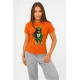 Moteriški oranžiniai marškinėliai Meškutė PK4023
