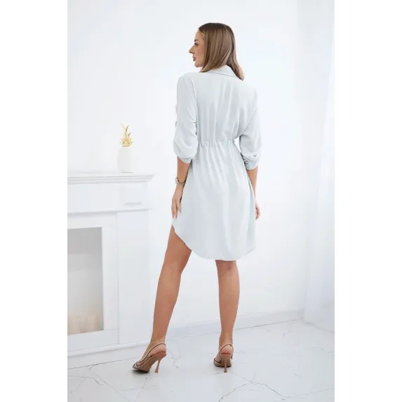Women's light grey dress Hill 30221