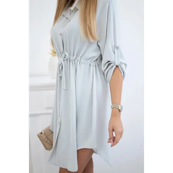 Women's light grey dress Hill 30221